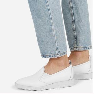 Everlane white leather street shoe 7